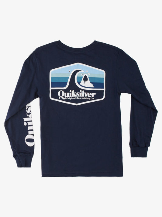 QUIKSILVER BOY 8-16 TOWN HALL L/S TEE