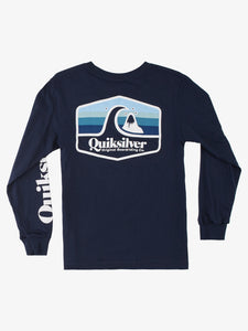 QUIKSILVER BOY 8-16 TOWN HALL L/S TEE
