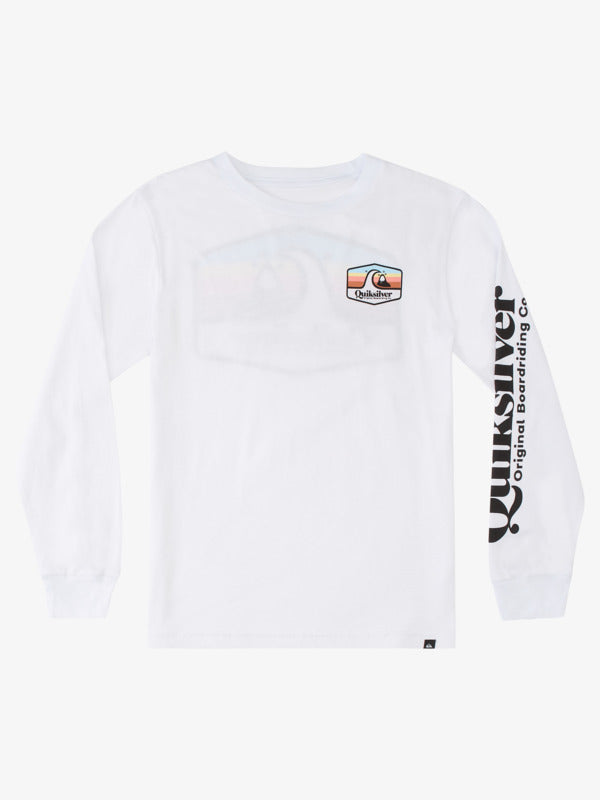 QUIKSILVER BOY 8-16 TOWN HALL L/S TEE