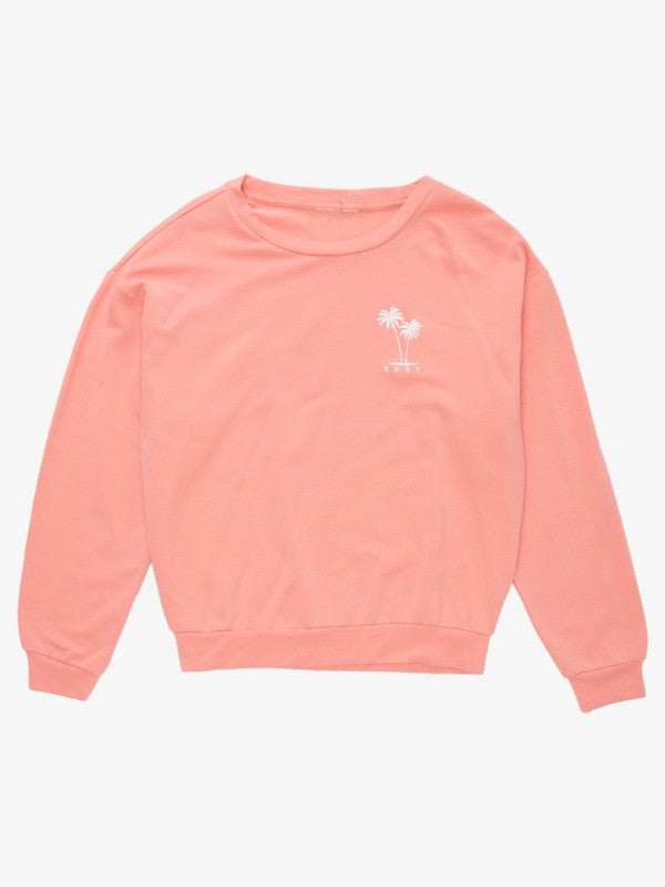 ROXY GIRL 4-14 SURFING BY MOONLIGHT SWEATSHIRT