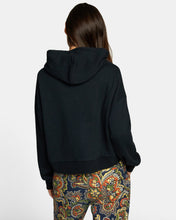 Load image into Gallery viewer, RVCA WOMENS BIG RVCA CROPPED HOODIE
