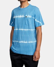 RVCA MANIC TIE-DYE STRIPE S/S TEE