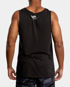 RVCA MENS TWO BAR TANK TOP