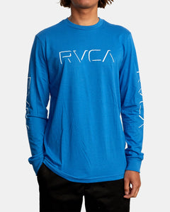 RVCA MENS DROP SHADOW L/S TEE