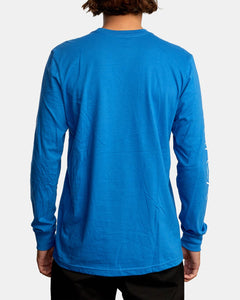 RVCA MENS DROP SHADOW L/S TEE