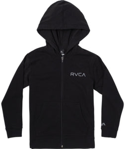 RVCA BOY SIZE 8-16 RIPPER II ZIP HOODIE