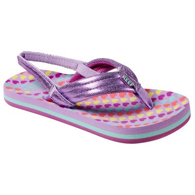 REEF GIRLS SIZE 3/4 - 11/12 LITTLE AHI SANDAL