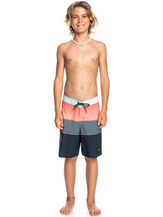 QUIKSILVER BOY 8-16 EVERYDAY SLAB SURFSILK 17" BOARDSHORT
