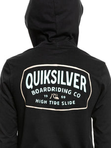 QUIKSILVER BOY SIZE 8-16 HIGH CLOUD L/S HOODED TEE