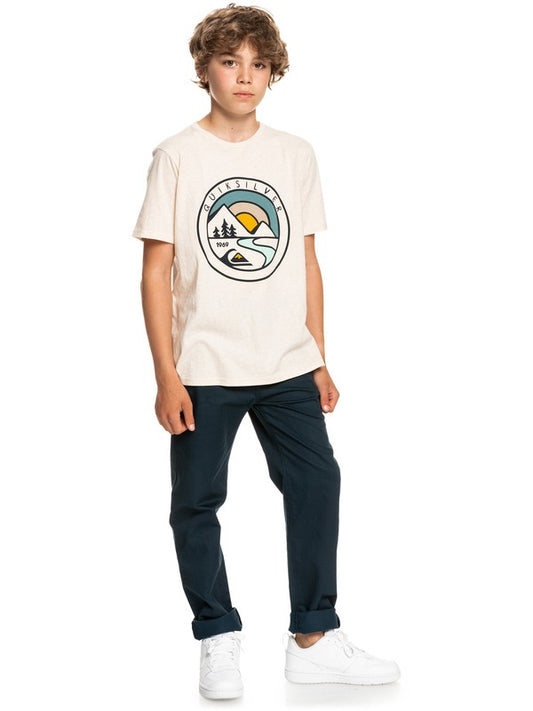QUIKSILVER BOY SIZE 8-16 MOUNTAIN VIEW S/S TEE
