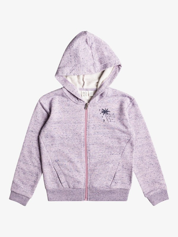 ROXY GIRL 4-14 SENTIMENTAL LADY ZIP-UP HOODIE