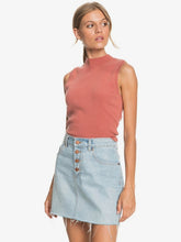 Load image into Gallery viewer, ROXY SPRING MUSE RIB KNIT MOCK NECK TOP
