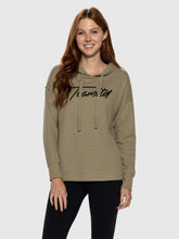 Load image into Gallery viewer, TEAMLTD WOMENS HOODED WAFFLE L/S
