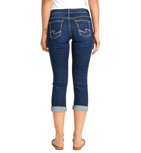 SILVER WOMENS SUKI MID RISE CAPRI