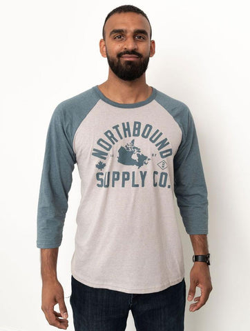 NORTHBOUND SUPPLY CO. TRUE NORTH 3/4 SLEEVE