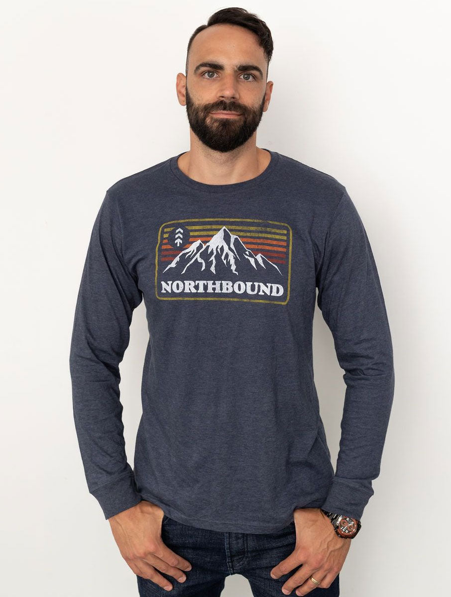 NORTHBOUND SUPPLY CO. RETRO MOUNTAIN L/S TEE